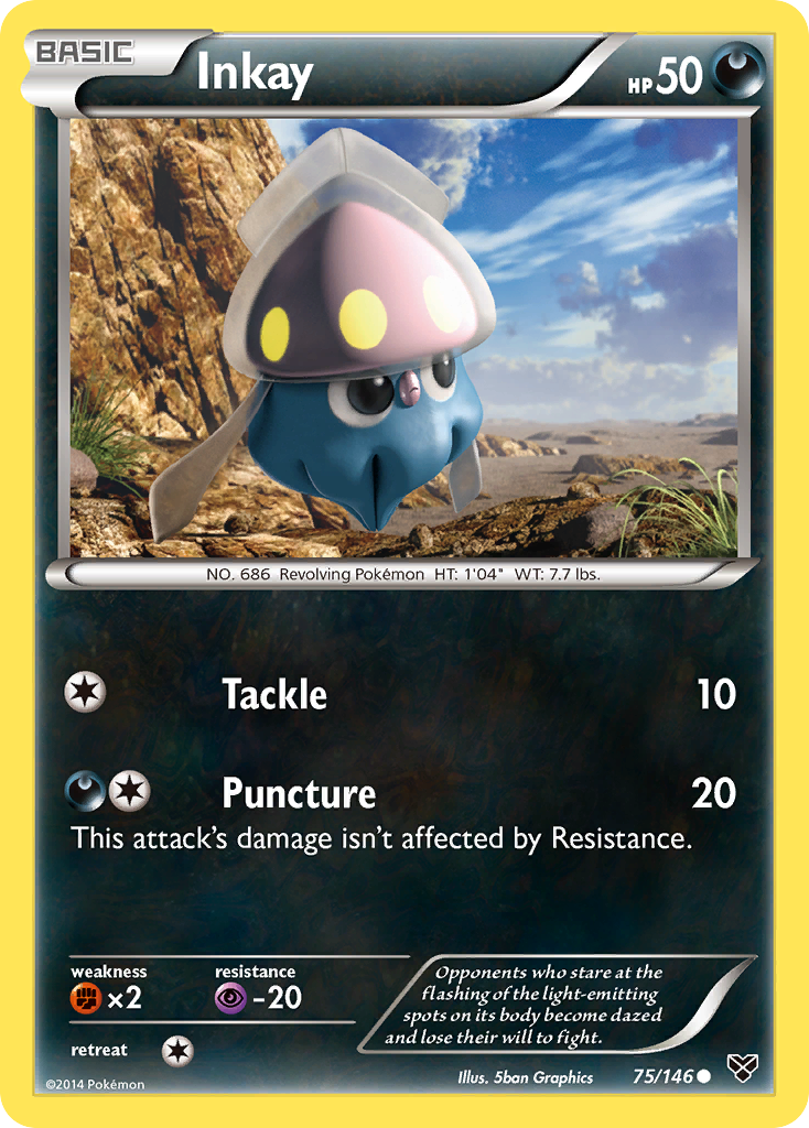 Inkay (75/146) [XY: Base Set] | Good Games Adelaide SA