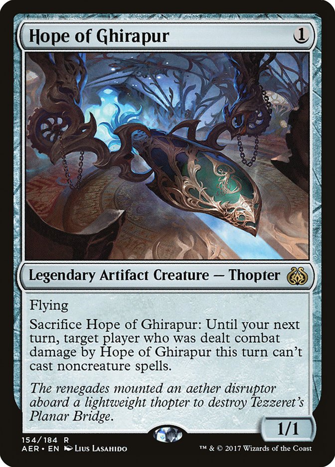 Hope of Ghirapur 154 (Aether Revolt)  - Foil | Good Games Adelaide SA