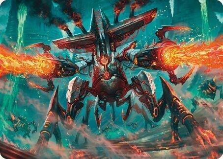 Exterminator Magmarch Art Card 33 (Art Series: Modern Horizons 3)  | Good Games Adelaide SA