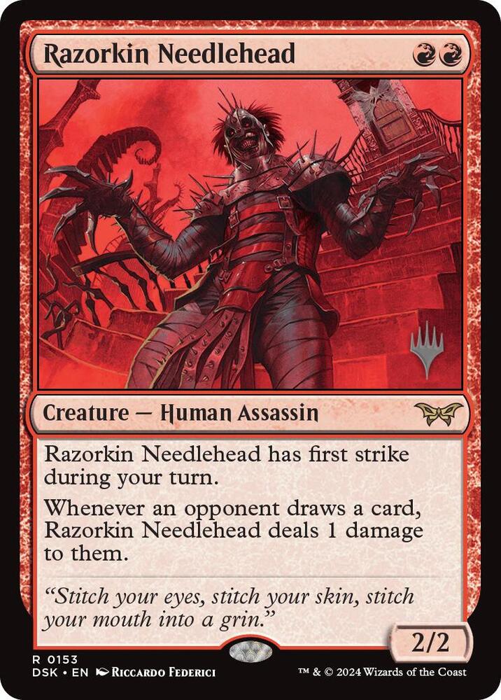Razorkin Needlehead 153 (Promo Pack: Duskmourn: House of Horror)  | Good Games Adelaide SA