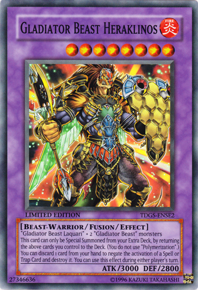 Gladiator Beast Heraklinos [TDGS-ENSE2] Super Rare | Good Games Adelaide SA