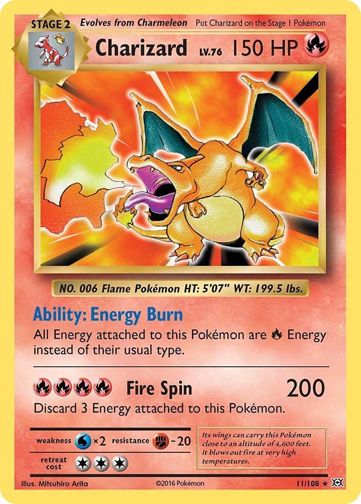 Charizard (11/108) [XY: Evolutions] | Good Games Adelaide SA