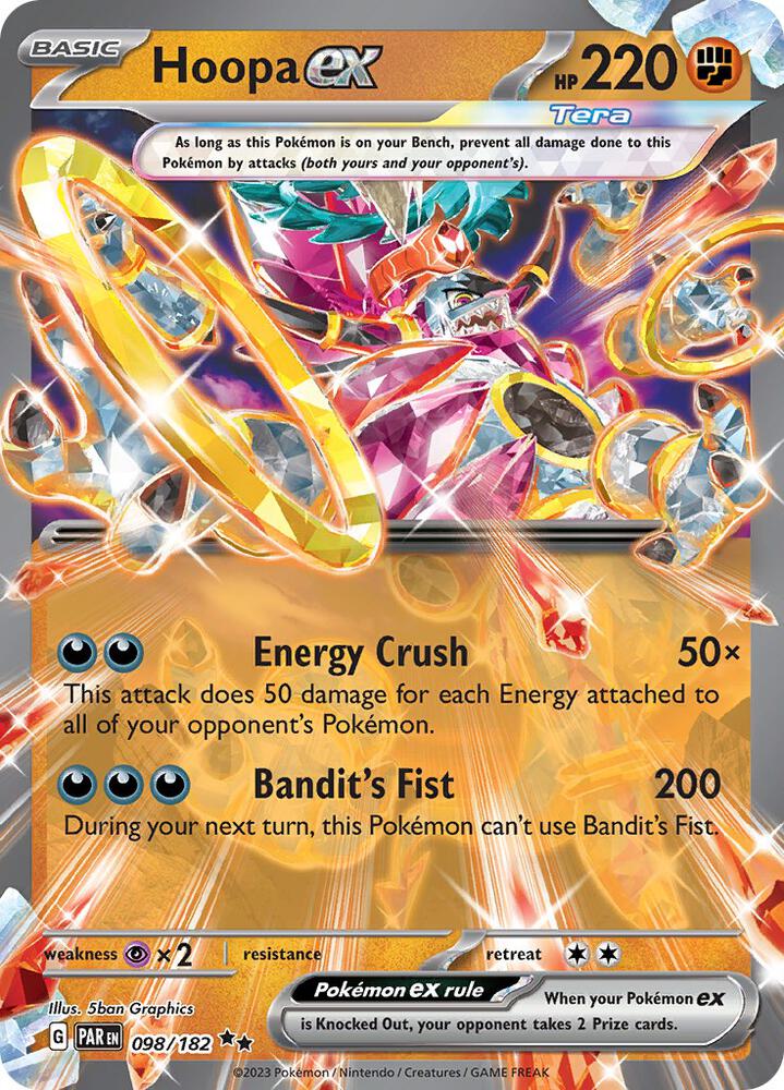 Hoopa ex 098/182 (SV04: Paradox Rift)  - Holofoil | Good Games Adelaide SA