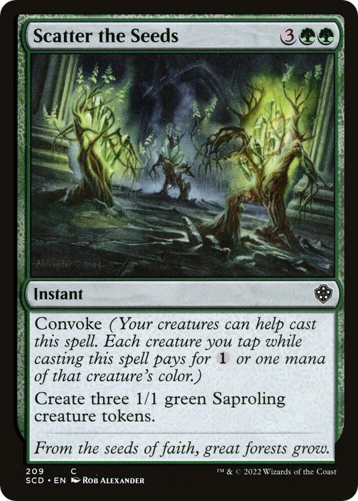 Scatter the Seeds 209 (Starter Commander Decks)  | Good Games Adelaide SA