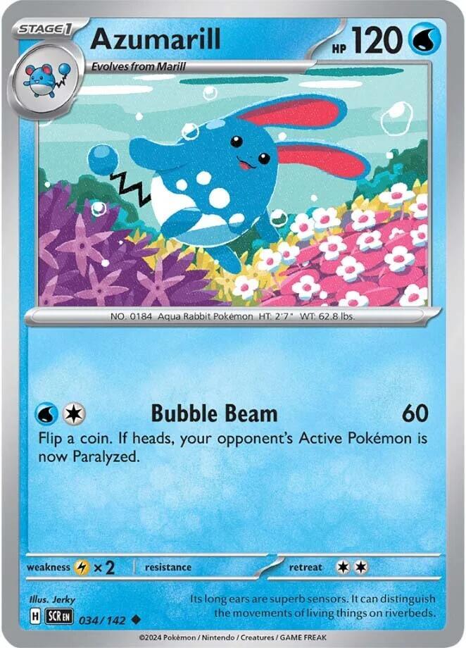 Azumarill 034/142 (SV07: Stellar Crown)  | Good Games Adelaide SA