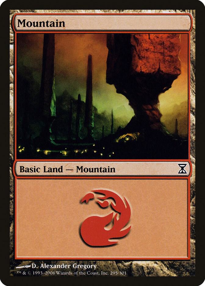 Mountain 295 (Time Spiral)  - Foil | Good Games Adelaide SA