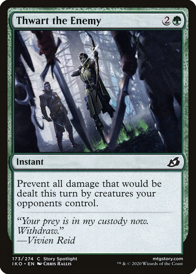 Thwart the Enemy 173 (Ikoria: Lair of Behemoths)  - Foil | Good Games Adelaide SA