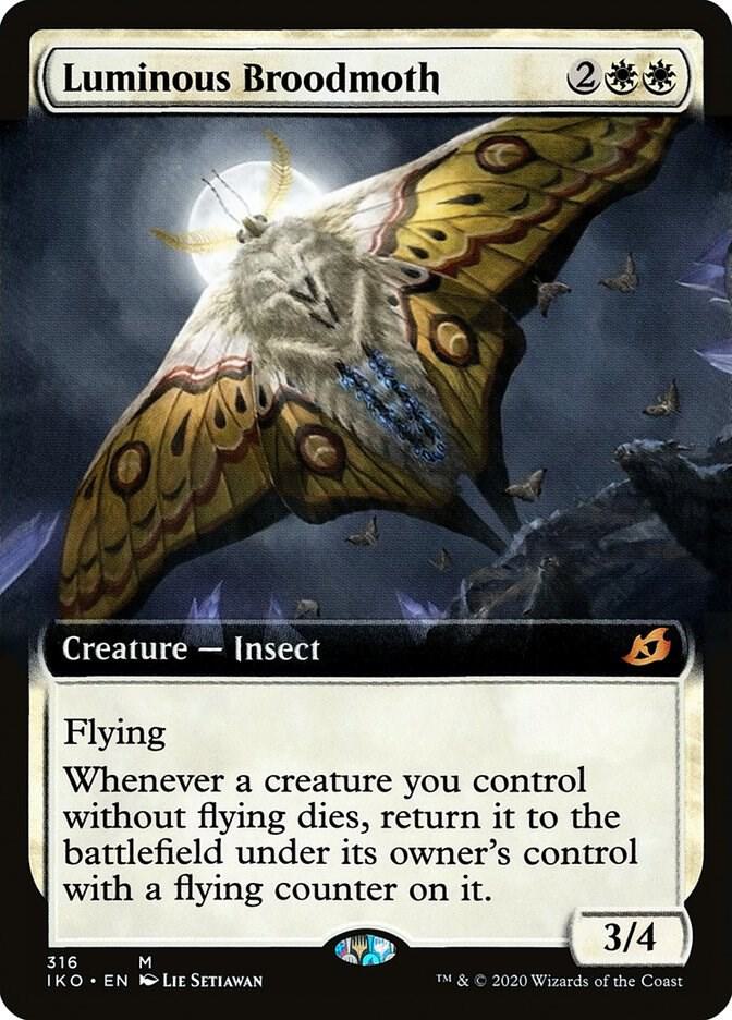 Luminous Broodmoth 316 (Ikoria: Lair of Behemoths)  - Foil | Good Games Adelaide SA