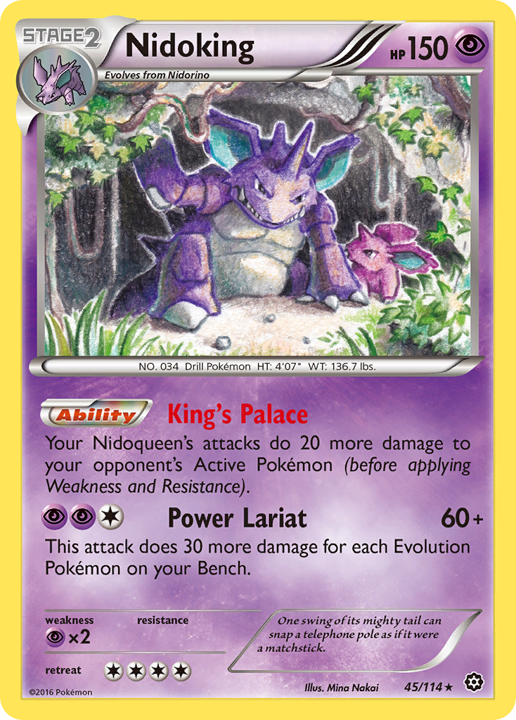 Nidoking (45/114) [XY: Steam Siege] | Good Games Adelaide SA