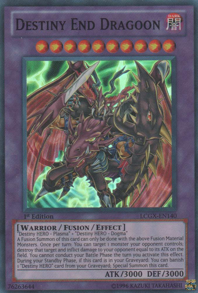 Destiny End Dragoon [LCGX-EN140] Super Rare | Good Games Adelaide SA