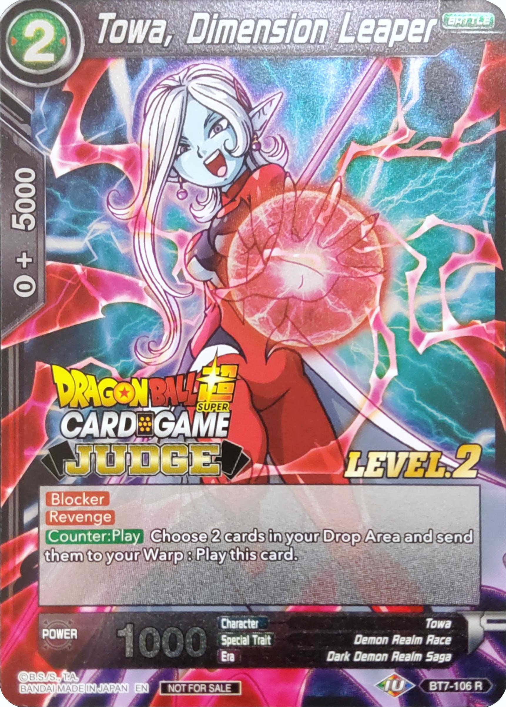 Towa, Dimension Leaper (Level 2) (BT7-106) [Judge Promotion Cards] | Good Games Adelaide SA