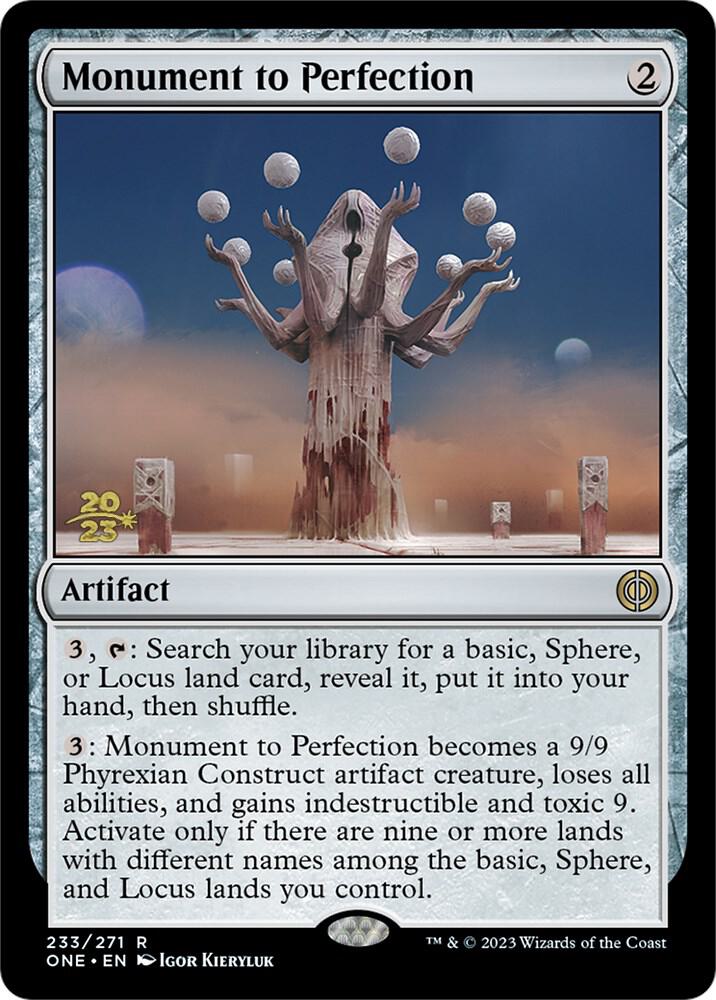 Monument to Perfection 233 (Prerelease Cards)  - Foil | Good Games Adelaide SA