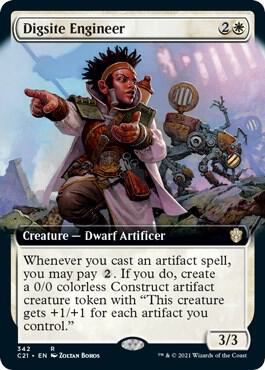 Digsite Engineer Extended Art 342 (Commander 2021)  | Good Games Adelaide SA