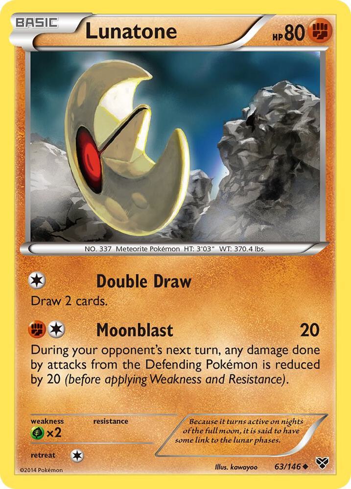 Lunatone 63/146 (XY Base Set)  | Good Games Adelaide SA