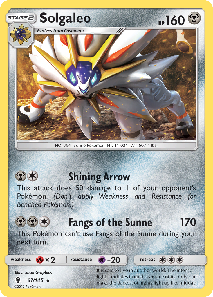Solgaleo (87/145) [Sun & Moon: Guardians Rising] | Good Games Adelaide SA
