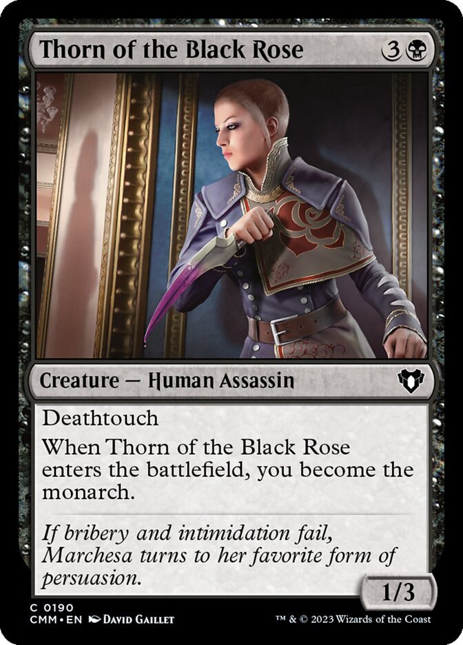 Thorn of the Black Rose 190 (Commander Masters)  | Good Games Adelaide SA