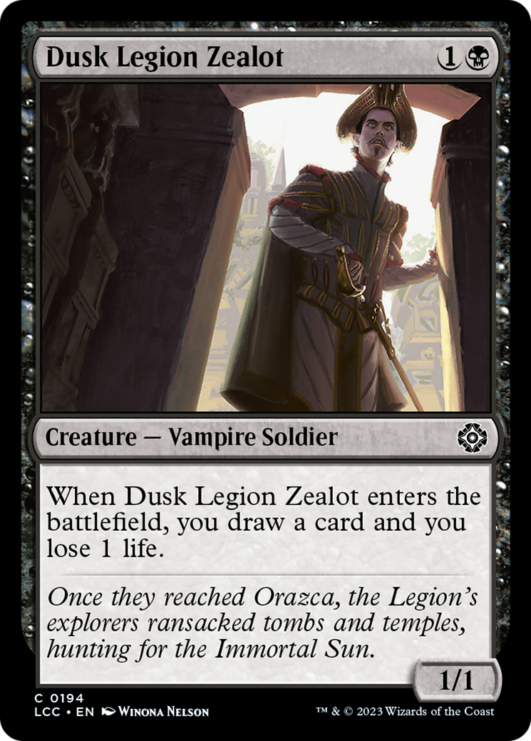 Dusk Legion Zealot [The Lost Caverns of Ixalan Commander] | Good Games Adelaide SA