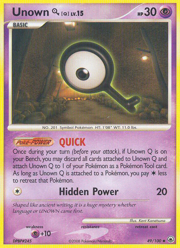 Unown Q (49/100) [Diamond & Pearl: Majestic Dawn] | Good Games Adelaide SA