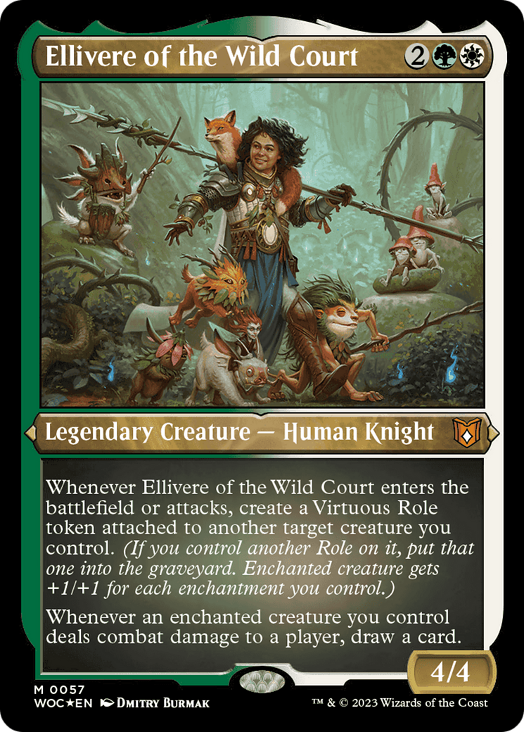 Ellivere of the Wild Court (Display Commander) [Wilds of Eldraine Commander] | Good Games Adelaide SA