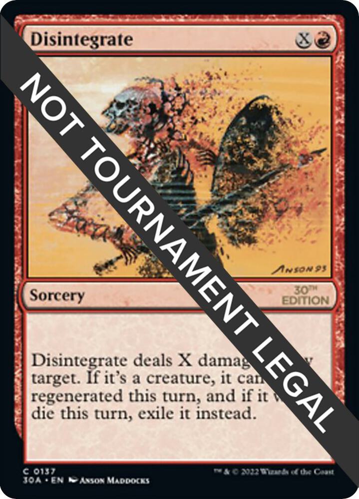 Disintegrate 137 (30th Anniversary Edition)  | Good Games Adelaide SA