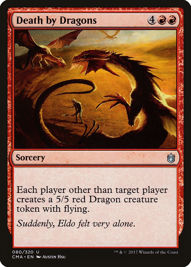 Death by Dragons 80 (Commander Anthology)  | Good Games Adelaide SA