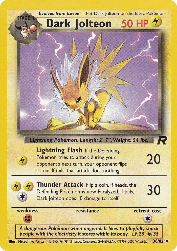 Dark Jolteon (38/82) [Team Rocket Unlimited] | Good Games Adelaide SA