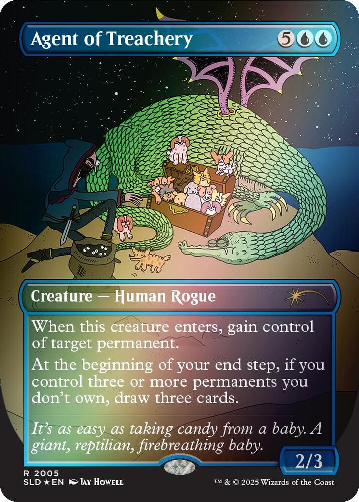 Agent of Treachery Rainbow Foil 2005 (Secret Lair Drop Series)  - Foil | Good Games Adelaide SA