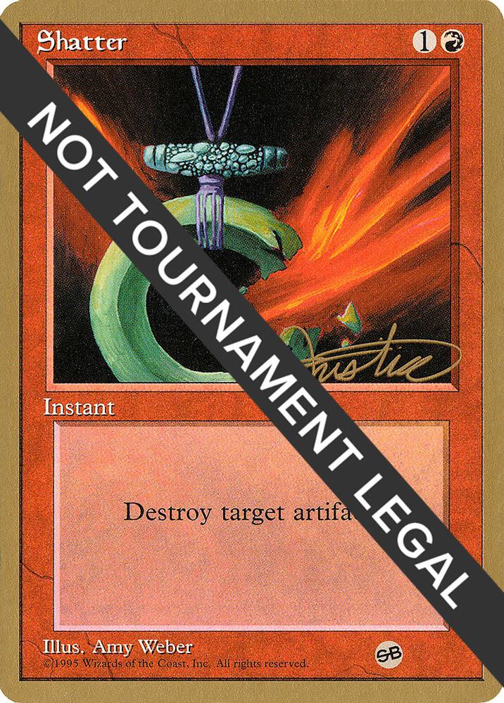 Shatter 1996 Mark Justice 4ED SB mj219sb/308 (World Championship Decks)  | Good Games Adelaide SA