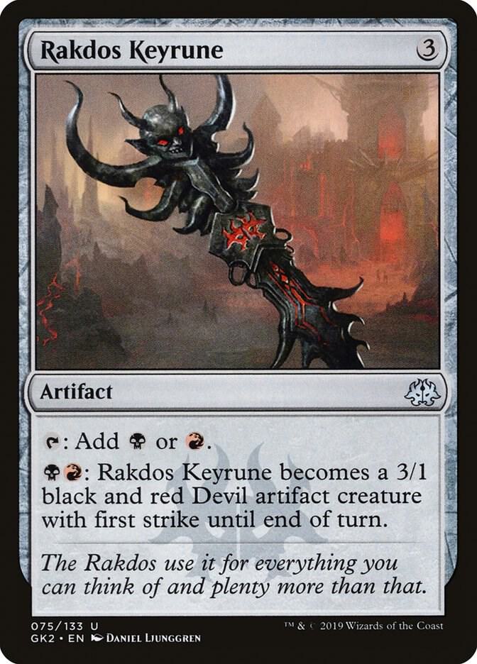 Rakdos Keyrune 75 (Ravnica Allegiance: Guild Kits)  | Good Games Adelaide SA