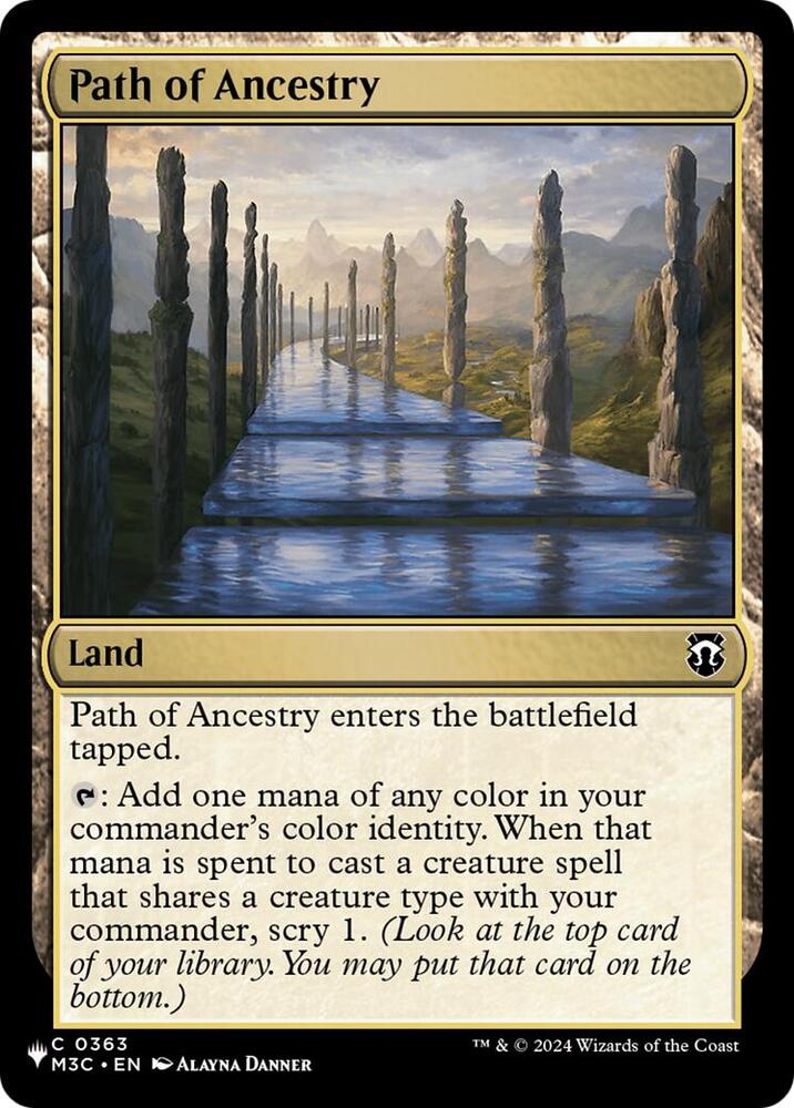 Path of Ancestry M3C 363 (The List Reprints)  | Good Games Adelaide SA