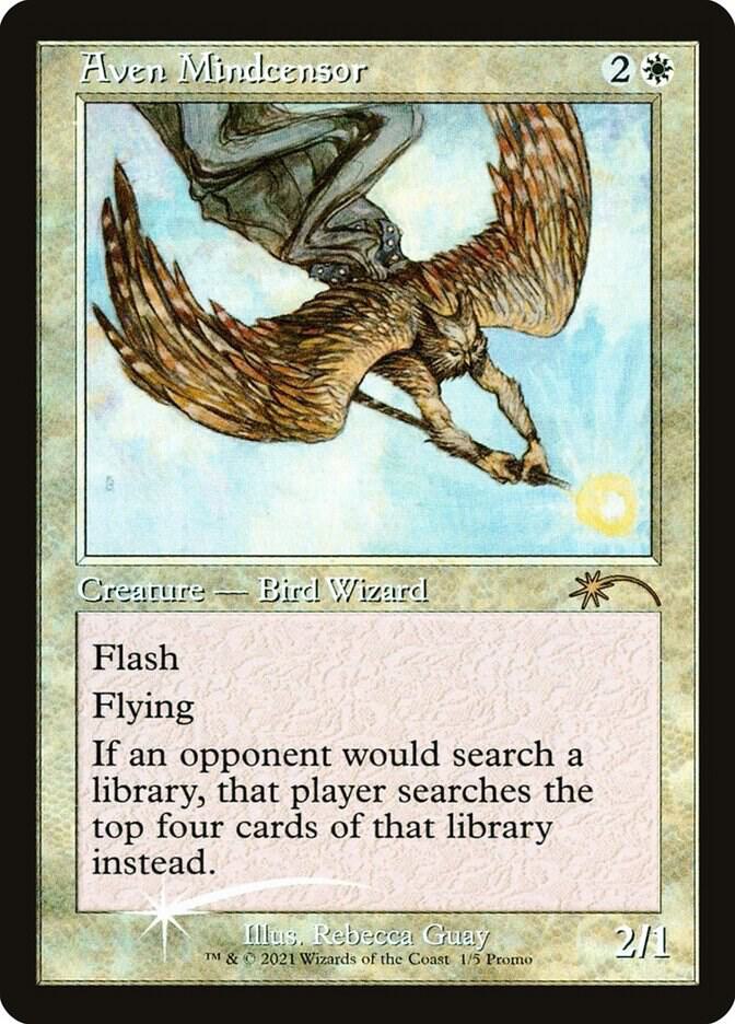 Aven Mindcensor Retro Frame 1 (WPN & Gateway Promos)  - Foil | Good Games Adelaide SA