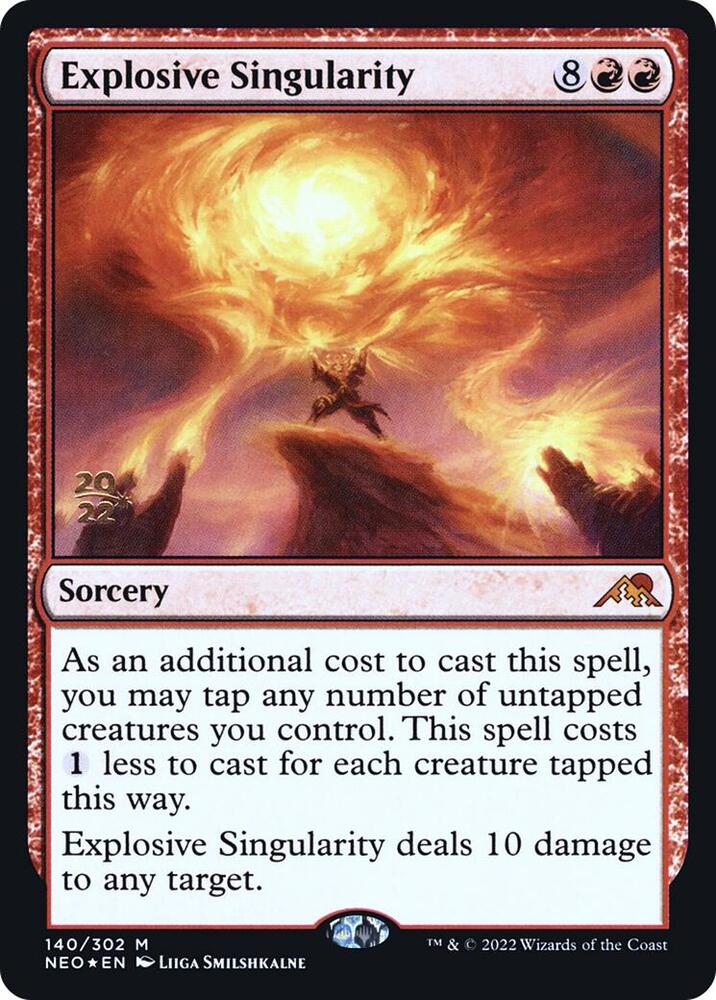 Explosive Singularity 140 (Prerelease Cards)  - Foil | Good Games Adelaide SA