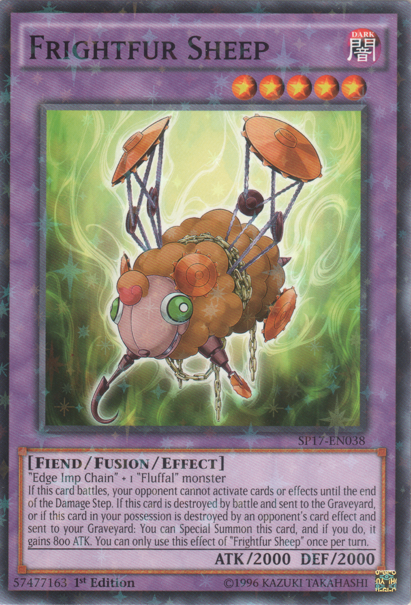 Frightfur Sheep [SP17-EN038] Starfoil Rare | Good Games Adelaide SA
