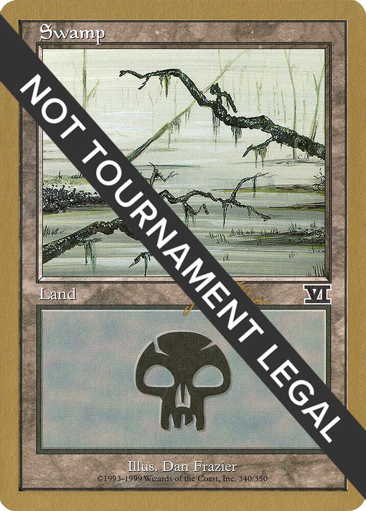 Swamp 340 1999 Jakub Slemr 6ED js340b/111 (World Championship Decks)  | Good Games Adelaide SA