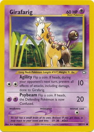 Girafarig (58/111) [Neo Genesis Unlimited] | Good Games Adelaide SA