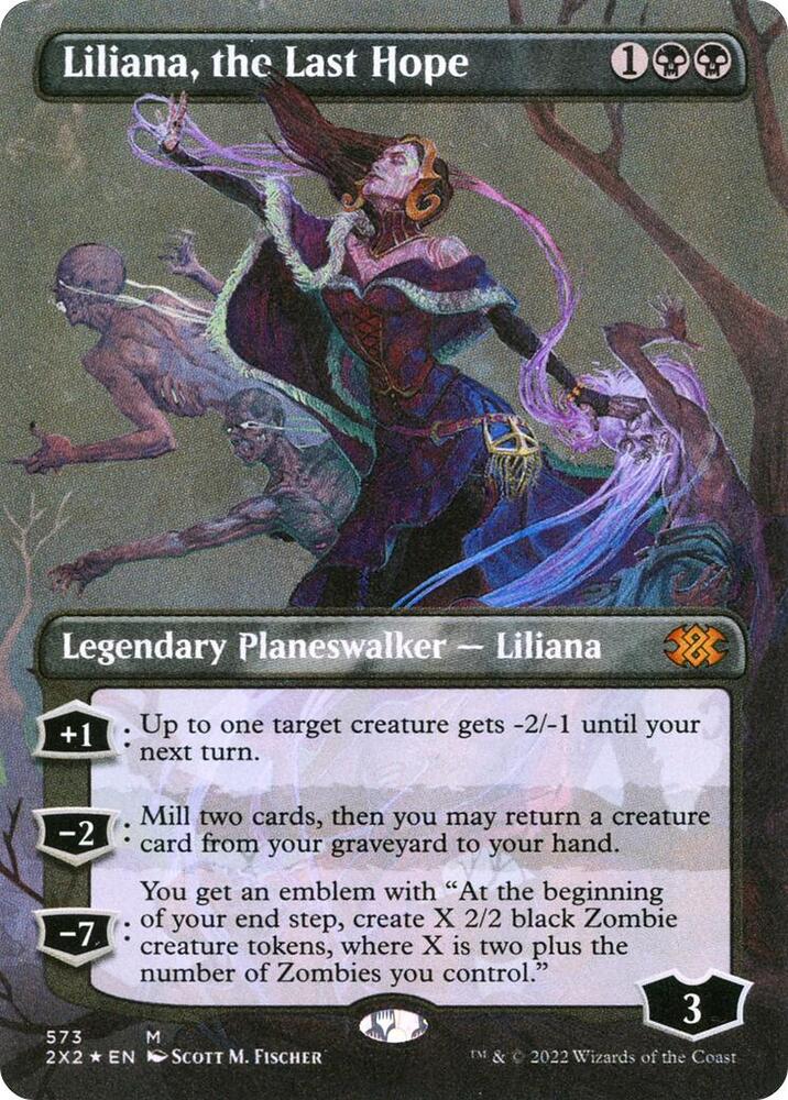Liliana the Last Hope Textured Foil 573 (Double Masters 2022)  - Foil | Good Games Adelaide SA