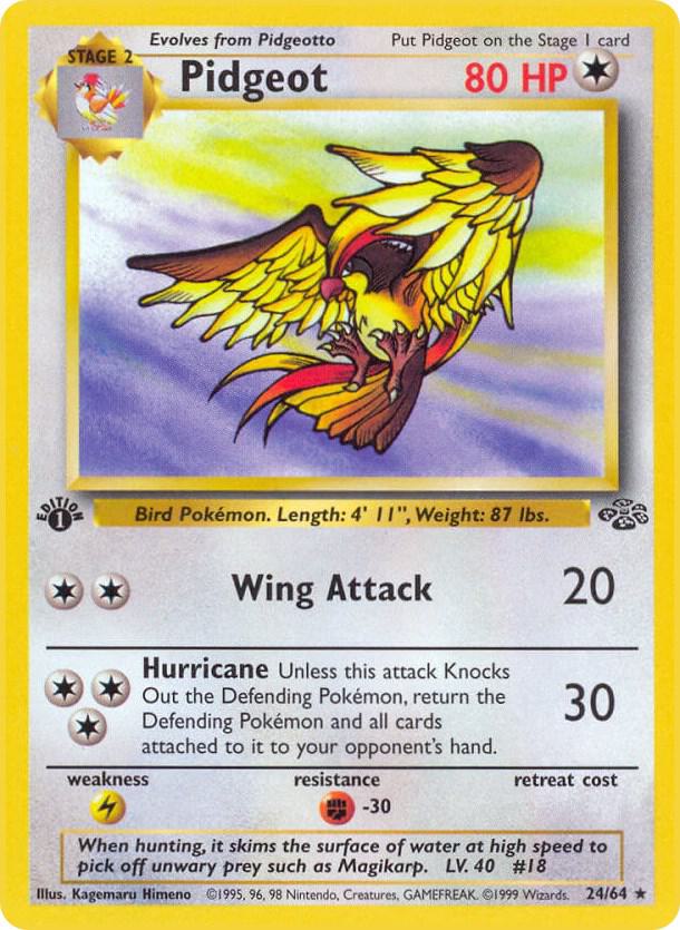 Pidgeot 24/64 (Jungle)  - 1st Edition | Good Games Adelaide SA