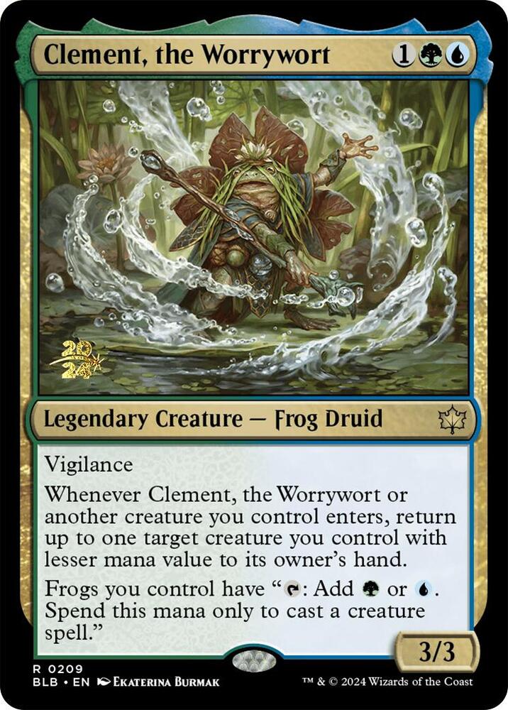 Clement the Worrywort 209 (Prerelease Cards)  - Foil | Good Games Adelaide SA
