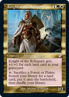 Knight of the Reliquary 379 (Time Spiral: Remastered)  - Foil | Good Games Adelaide SA