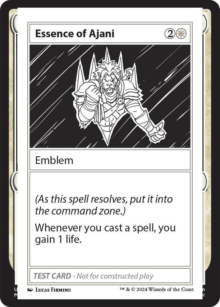 Essence of Ajani  (Mystery Booster 2 Playtest Cards)  | Good Games Adelaide SA