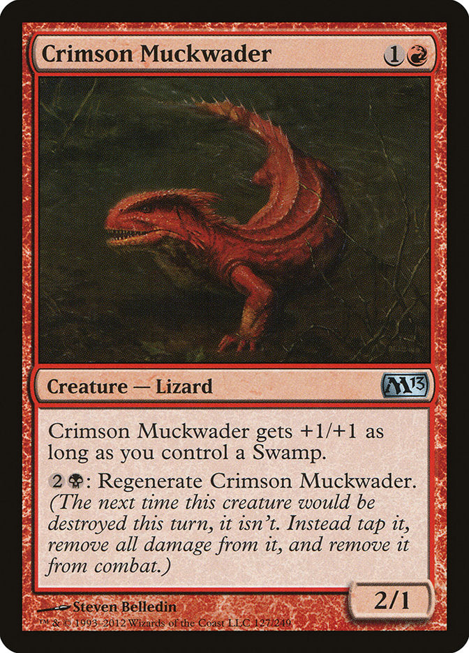 Crimson Muckwader 127 (Magic 2013 (M13))  - Foil | Good Games Adelaide SA