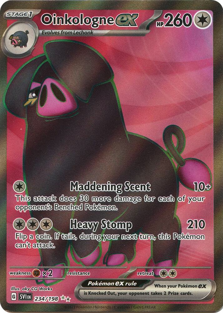 Oinkologne ex 234 198 234/198 (SV01: Scarlet & Violet Base Set)  - Holofoil | Good Games Adelaide SA