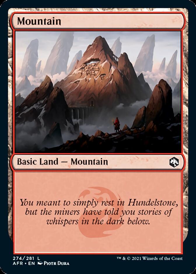 Mountain (274) [Dungeons & Dragons: Adventures in the Forgotten Realms] | Good Games Adelaide SA