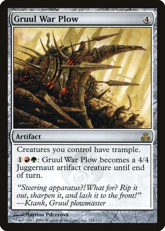 Gruul War Plow 151 (Guildpact)  - Foil | Good Games Adelaide SA