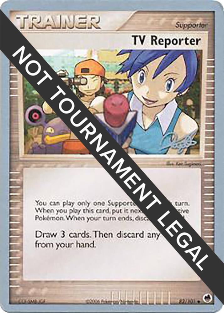 TV Reporter 2008 Paul Atanassov 82/101 (World Championship Decks)  | Good Games Adelaide SA