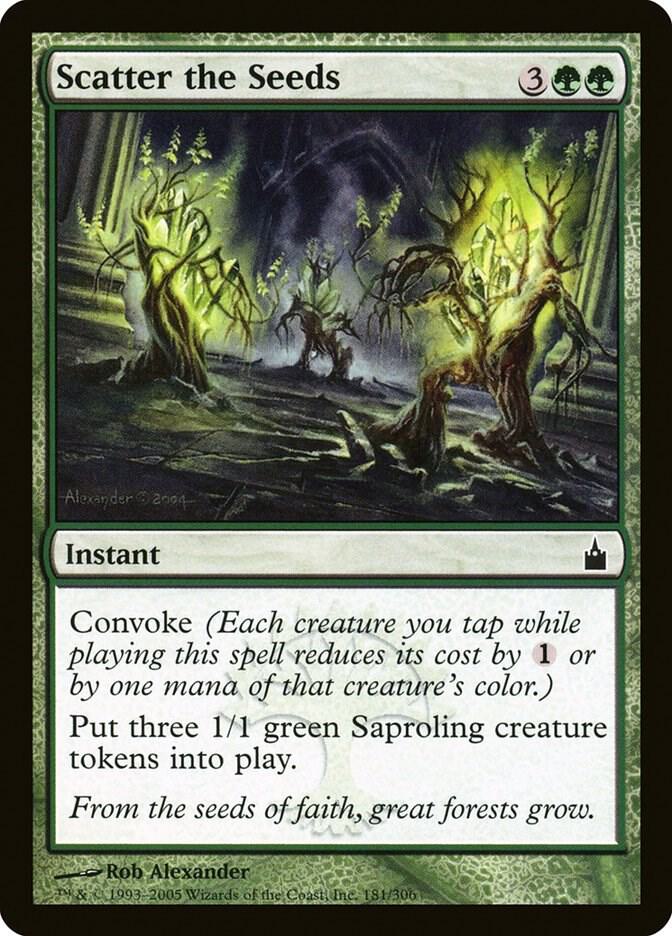 Scatter the Seeds 181 (Ravnica: City of Guilds)  - Foil | Good Games Adelaide SA