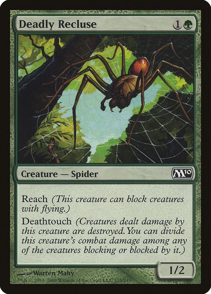 Deadly Recluse 175/249 (Magic 2010 (M10))  - Foil | Good Games Adelaide SA