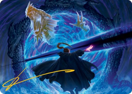 Bar the Gate Art Card (Gold-Stamped Signature) [Dungeons & Dragons: Adventures in the Forgotten Realms Art Series] | Good Games Adelaide SA