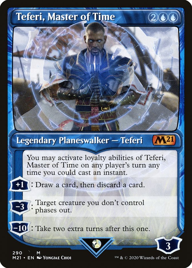 Teferi, Master of Time (Showcase) (290) [Core Set 2021] | Good Games Adelaide SA