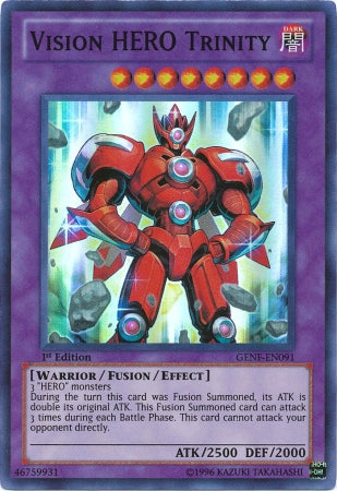 Vision Hero Trinity [GENF-EN091] Super Rare | Good Games Adelaide SA